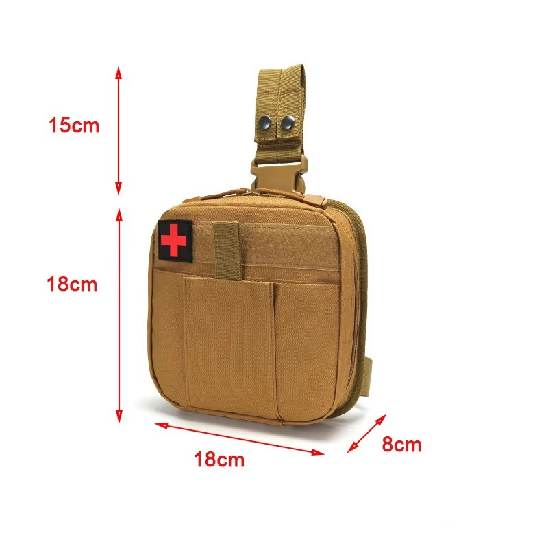 MOLLE Drop Leg Pouch Medical K - First Aid Bag Kit ulasan dan harga