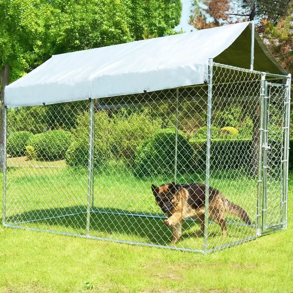 Sturdy 10x6x7.7ft Outdoor Dog  - Security Chain Door ulasan dan harga