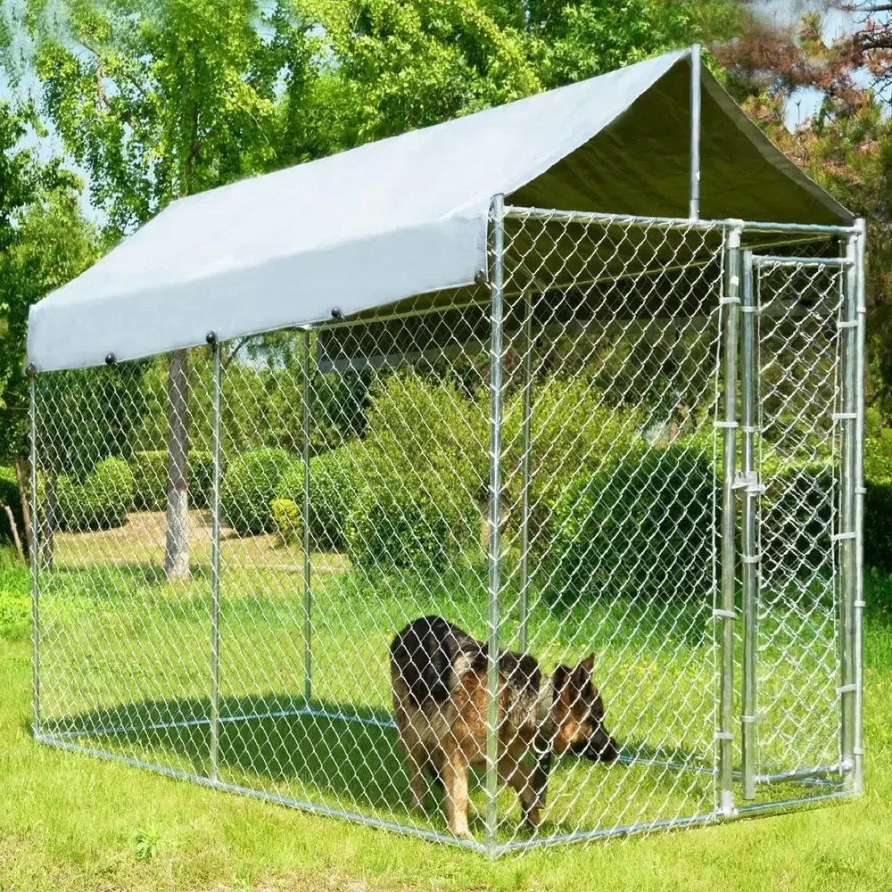Sturdy 10x6x7.7ft Outdoor Dog  - Security Chain Door ulasan dan harga