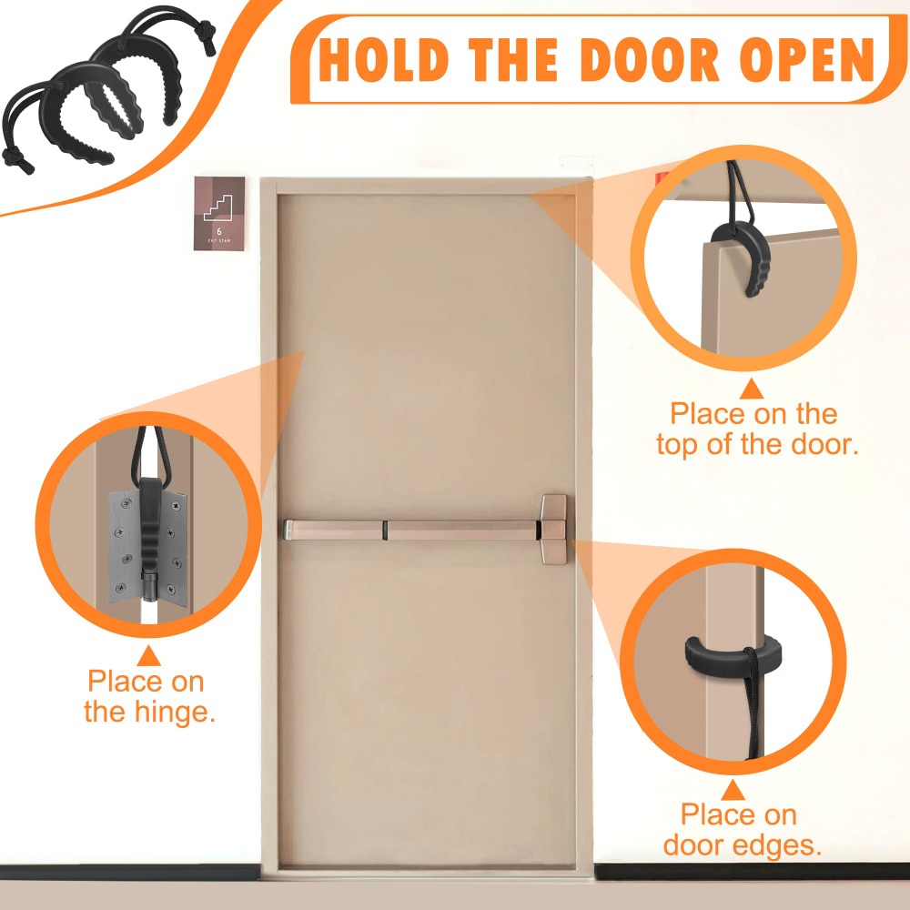 Easy to Use Rubber Door Jam Fi - Door Stop Alarm ulasan dan harga