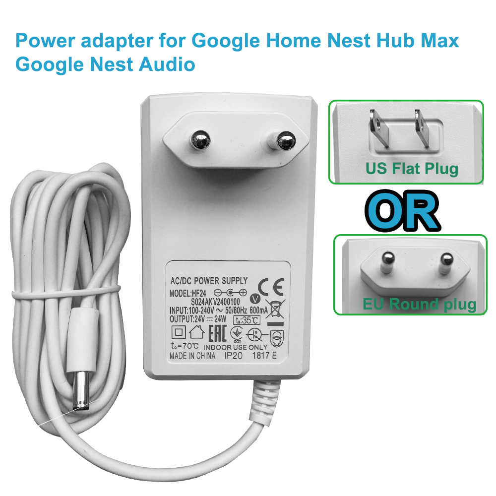 24V Power Supply adapte for Go - Google Speaker Nest Hub ulasan dan harga