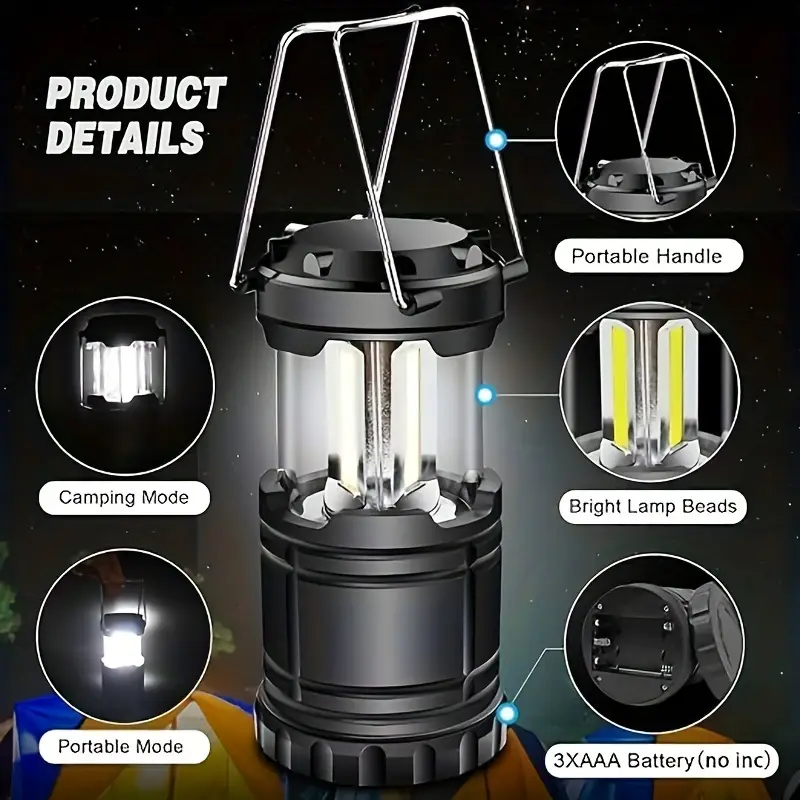 LED Camping Lantern Portable B - Power Outage Light ulasan dan harga