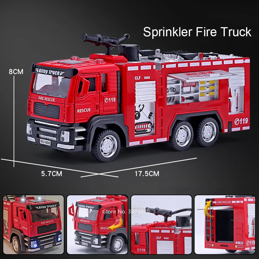 1/32 Fire Engine Car Toy Model - Fire Escape Ladder ulasan dan harga