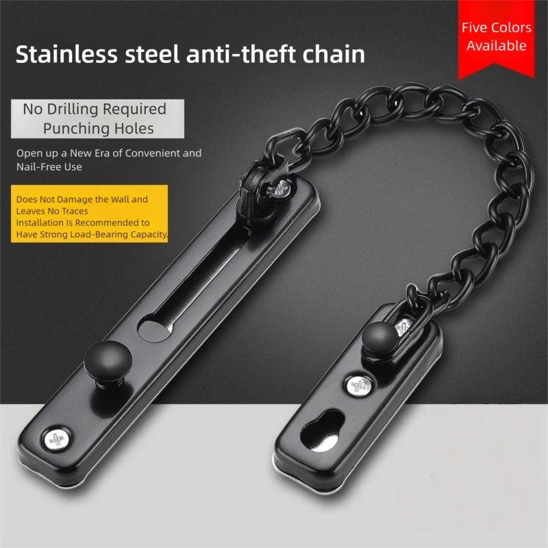 Polished Heavy-Duty Stainless  - Security Chain Door ulasan dan harga