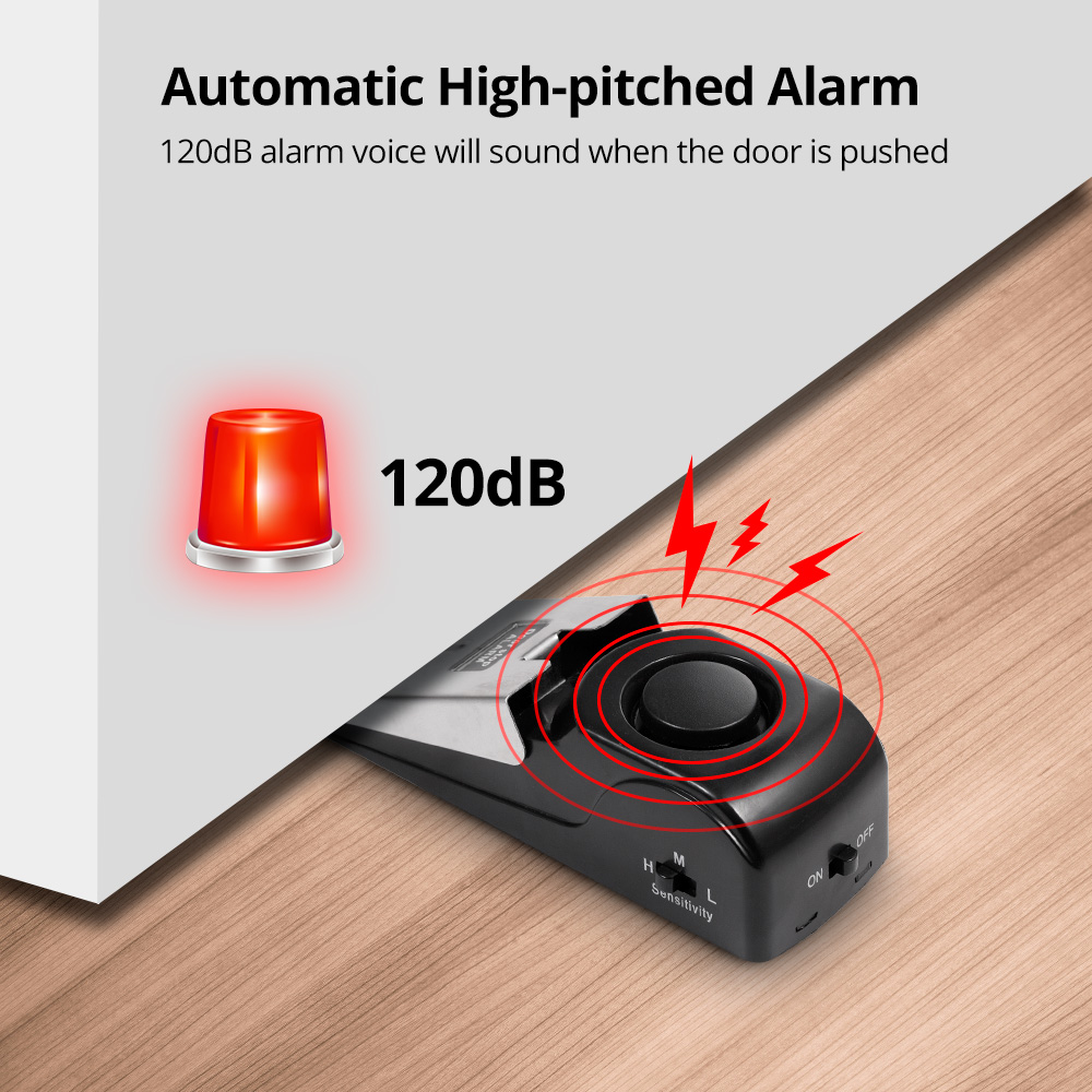 2pcs Door Stop Alarm for Home  - Door Stop Alarm ulasan dan harga