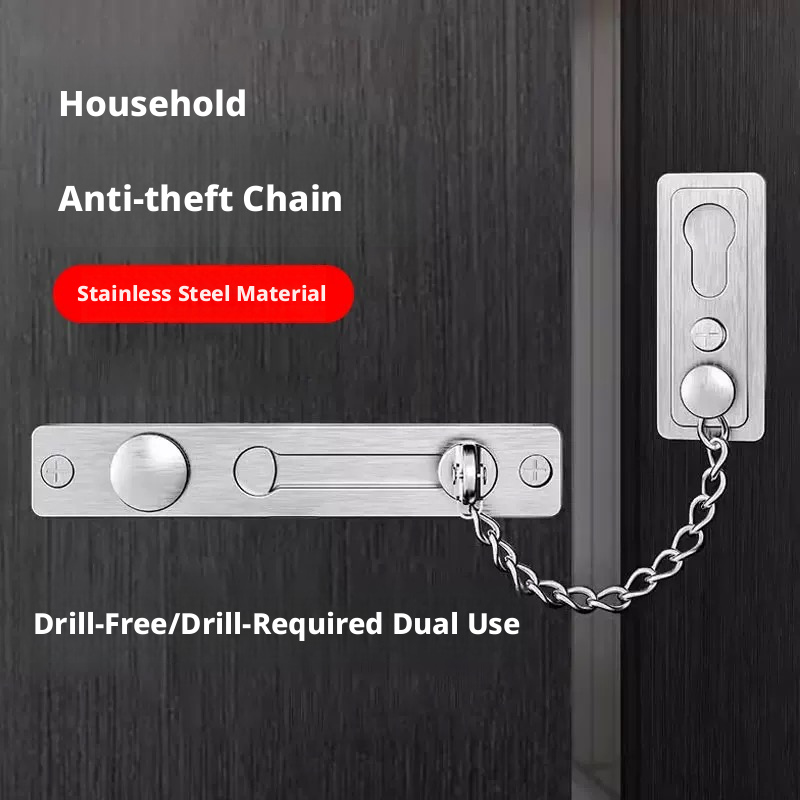 Stainless Steel Anti-Theft Doo - Security Chain Door ulasan dan harga