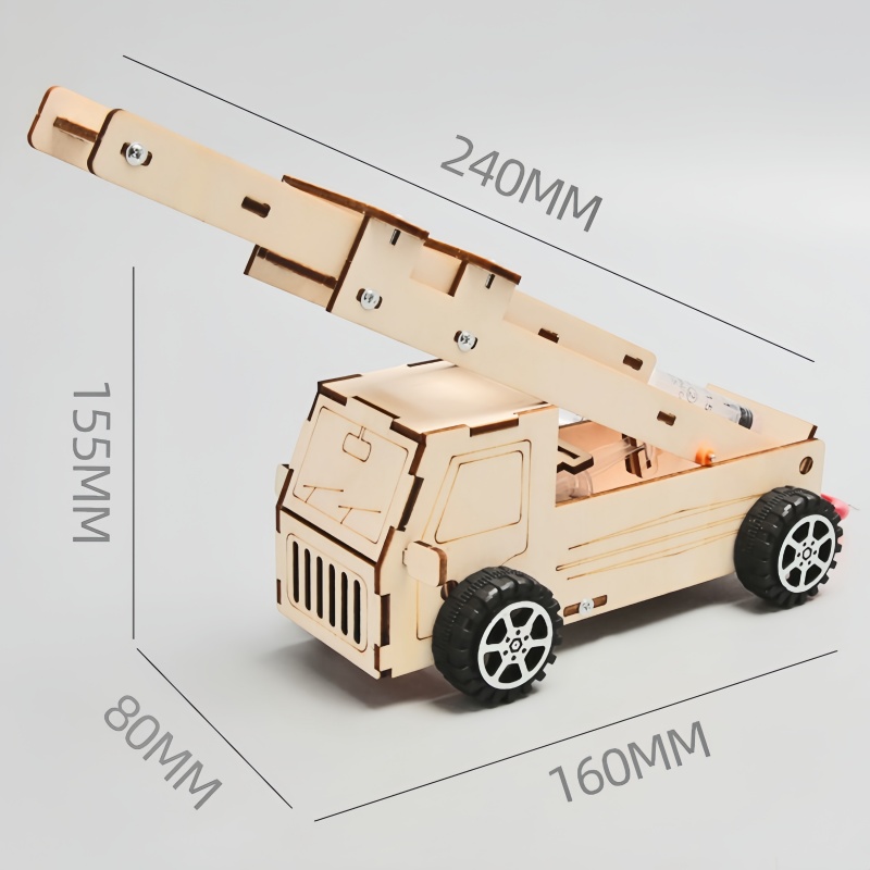DIY Wood Ladder Fire Truck Mod - Fire Escape Ladder ulasan dan harga