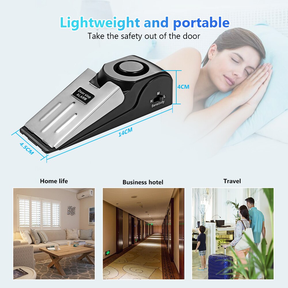 Wireless Door Stop Alarm Syste - Door Stop Alarm ulasan dan harga