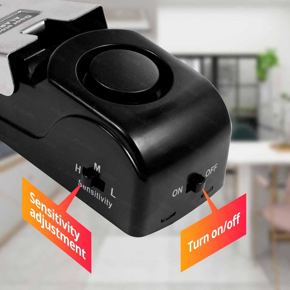 Wireless Door Stop Alarm Syste - Door Stop Alarm ulasan dan harga