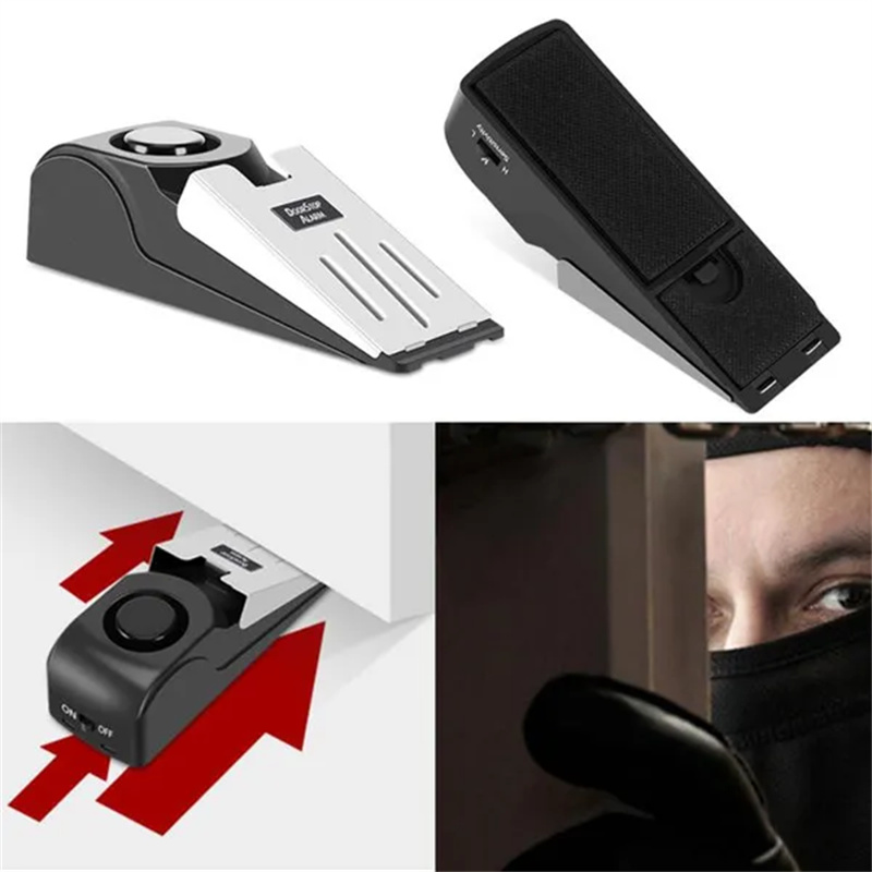 120db Wireless Door Stop Stopp - Door Stop Alarm ulasan dan harga